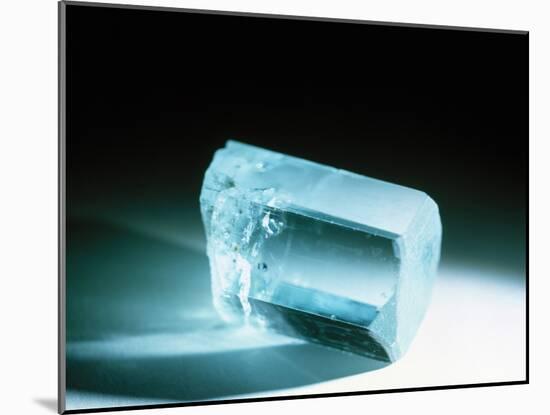 Aquamarine Crystal-Lawrence Lawry-Mounted Photographic Print