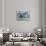 Aquamarine Floral-Silvia Vassileva-Stretched Canvas displayed on a wall