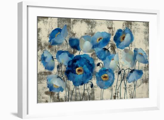 Aquamarine Floral-Silvia Vassileva-Framed Art Print