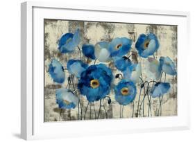 Aquamarine Floral-Silvia Vassileva-Framed Art Print