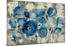 Aquamarine Floral-Silvia Vassileva-Mounted Art Print