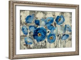 Aquamarine Floral-Silvia Vassileva-Framed Art Print