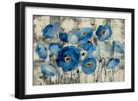 Aquamarine Floral-Silvia Vassileva-Framed Art Print