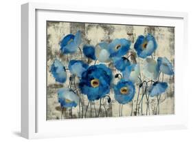 Aquamarine Floral-Silvia Vassileva-Framed Art Print