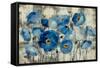 Aquamarine Floral-Silvia Vassileva-Framed Stretched Canvas