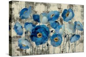 Aquamarine Floral-Silvia Vassileva-Stretched Canvas