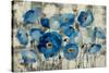 Aquamarine Floral-Silvia Vassileva-Stretched Canvas