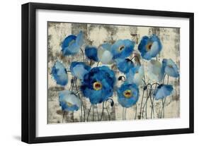 Aquamarine Floral-Silvia Vassileva-Framed Art Print