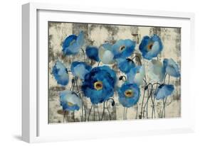 Aquamarine Floral-Silvia Vassileva-Framed Art Print