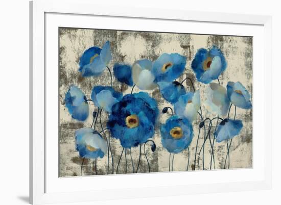 Aquamarine Floral-Silvia Vassileva-Framed Art Print