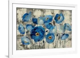 Aquamarine Floral-Silvia Vassileva-Framed Art Print