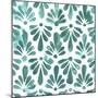 Aquamarine Motif I-Grace Popp-Mounted Art Print