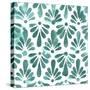 Aquamarine Motif I-Grace Popp-Stretched Canvas