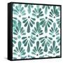 Aquamarine Motif I-Grace Popp-Framed Stretched Canvas