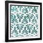 Aquamarine Motif I-Grace Popp-Framed Art Print