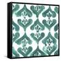 Aquamarine Motif II-Grace Popp-Framed Stretched Canvas