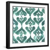 Aquamarine Motif II-Grace Popp-Framed Art Print