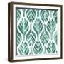 Aquamarine Motif III-Grace Popp-Framed Art Print