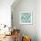 Aquamarine Motif III-Grace Popp-Framed Art Print displayed on a wall