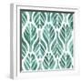 Aquamarine Motif III-Grace Popp-Framed Art Print