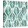 Aquamarine Motif III-Grace Popp-Stretched Canvas