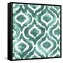 Aquamarine Motif IV-Grace Popp-Framed Stretched Canvas