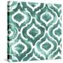 Aquamarine Motif IV-Grace Popp-Stretched Canvas