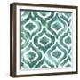 Aquamarine Motif IV-Grace Popp-Framed Art Print