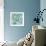 Aquamarine Motif IV-Grace Popp-Framed Art Print displayed on a wall