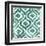 Aquamarine Motif IV-Grace Popp-Framed Art Print