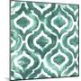 Aquamarine Motif IV-Grace Popp-Mounted Art Print