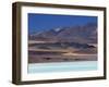 Aquamarine Waters of Laguna Tuyajto, Atacama, Chile-John Warburton-lee-Framed Photographic Print