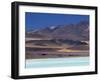 Aquamarine Waters of Laguna Tuyajto, Atacama, Chile-John Warburton-lee-Framed Photographic Print