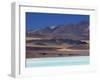 Aquamarine Waters of Laguna Tuyajto, Atacama, Chile-John Warburton-lee-Framed Photographic Print