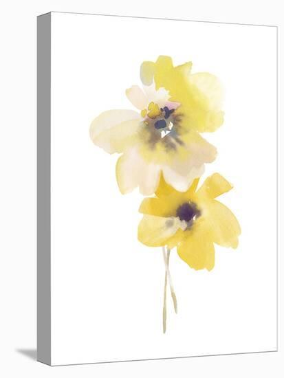 Aquarelle Blooms - Duet-Sandra Jacobs-Stretched Canvas