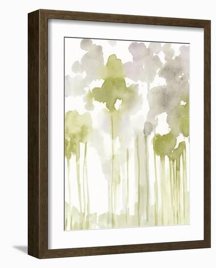 Aquarelle Forest II-Jennifer Goldberger-Framed Art Print