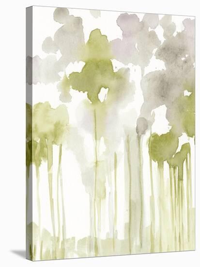 Aquarelle Forest II-Jennifer Goldberger-Stretched Canvas