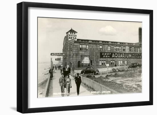 Aquarium, Seaside, Oregon-null-Framed Art Print