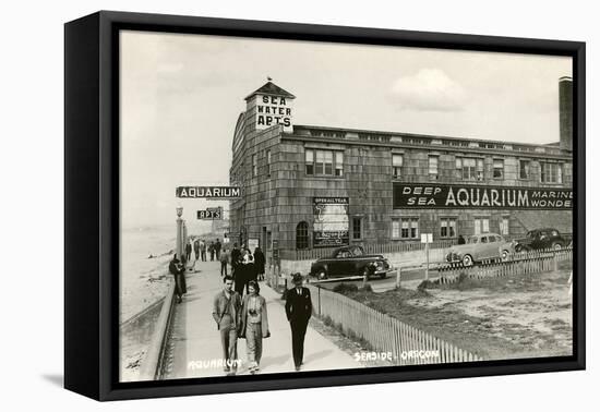 Aquarium, Seaside, Oregon-null-Framed Stretched Canvas