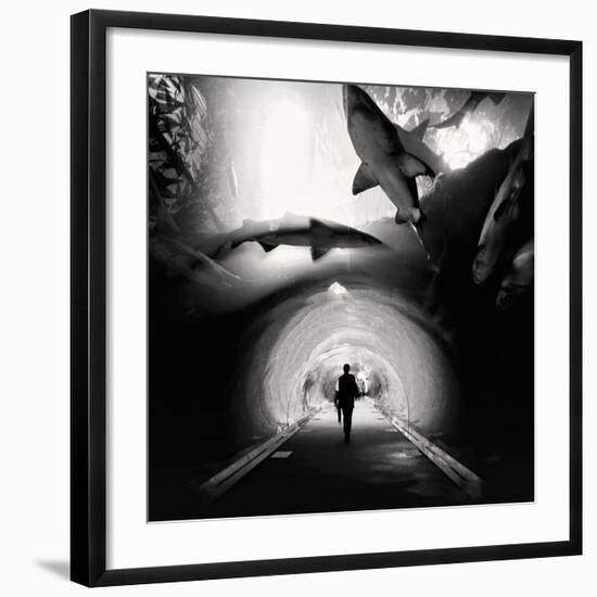 Aquarium, Study 1, Dubai, UAE-Marcin Stawiarz-Framed Art Print