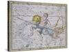 Aquarius and Capricorn, from "A Celestial Atlas," Published in 1822-A. Jamieson-Stretched Canvas