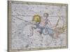 Aquarius and Capricorn, from "A Celestial Atlas," Published in 1822-A. Jamieson-Stretched Canvas