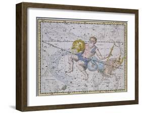 Aquarius and Capricorn, from "A Celestial Atlas," Published in 1822-A. Jamieson-Framed Giclee Print