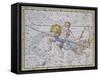 Aquarius and Capricorn, from "A Celestial Atlas," Published in 1822-A. Jamieson-Framed Stretched Canvas