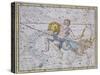 Aquarius and Capricorn, from "A Celestial Atlas," Published in 1822-A. Jamieson-Stretched Canvas