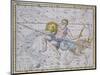 Aquarius and Capricorn, from "A Celestial Atlas," Published in 1822-A. Jamieson-Mounted Giclee Print