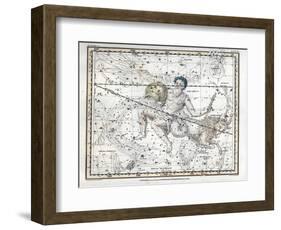 Aquarius and Capricornus, Zodiac, 1822-Science Source-Framed Giclee Print