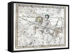 Aquarius and Capricornus, Zodiac, 1822-Science Source-Framed Stretched Canvas