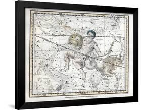 Aquarius and Capricornus, Zodiac, 1822-Science Source-Framed Giclee Print