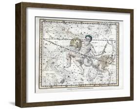 Aquarius and Capricornus, Zodiac, 1822-Science Source-Framed Giclee Print